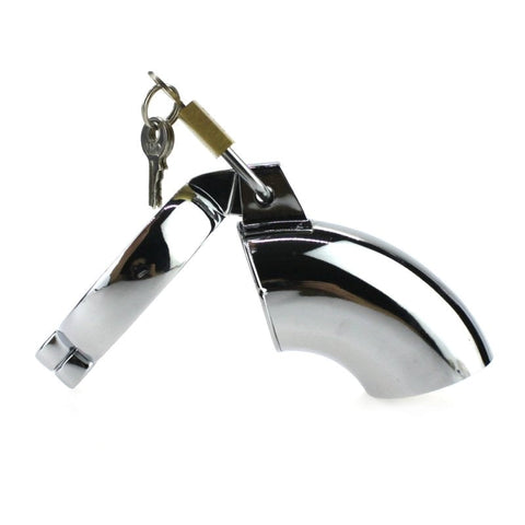 BDStyle Ned Kelly Male Chastity Device Stainless Steel Cock Cage - Male Chastity