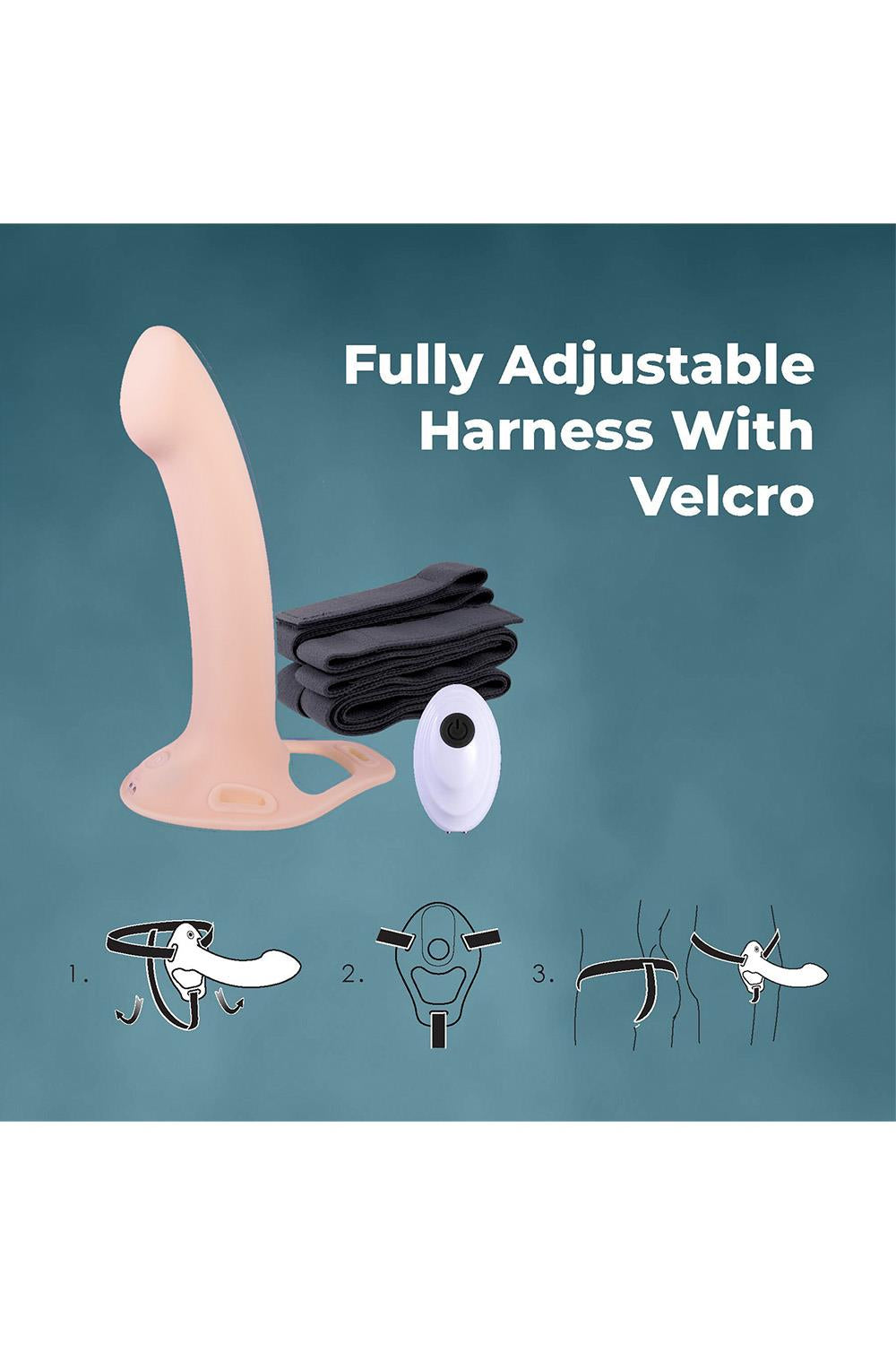 Nanma Erection Agents Rechargeable Vibrating Hollow Strap On - - Strap On Sextoys