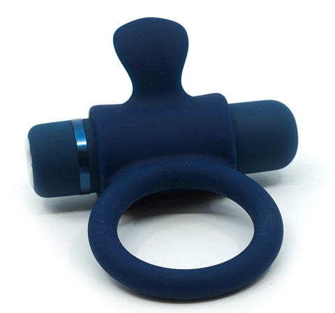 Nu Sensuelle Silicone Bullet Ring Rechargeable Vibrating Cock Ring - Cock Rings