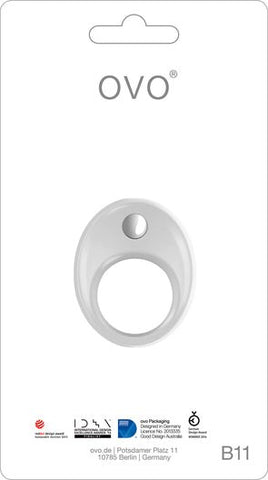 Xgen Products OVO B11 Vibrating Cock Ring Single Speed Powerful Motor - Cock Rings