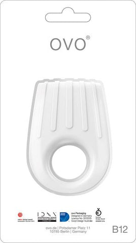 Xgen Products OVO B12 Vibrating Cock Ring with Removable Bullet - Cock Rings