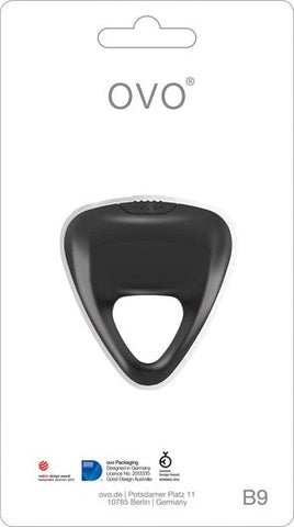 Xgen Products OVO B9 Vibrating Cock Ring Award Winning Triangular Design - Cock Rings