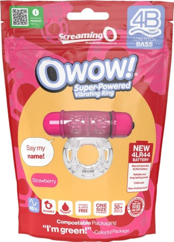 Screaming O Owow 4B Low Pitch Bass Cock Ring Deep Bass Vibrations - Ball and Cock Toys