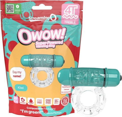 Screaming O Owow 4T High Pitch Treble Cock Ring with 5 Speed Settings - Ball and Cock Toys