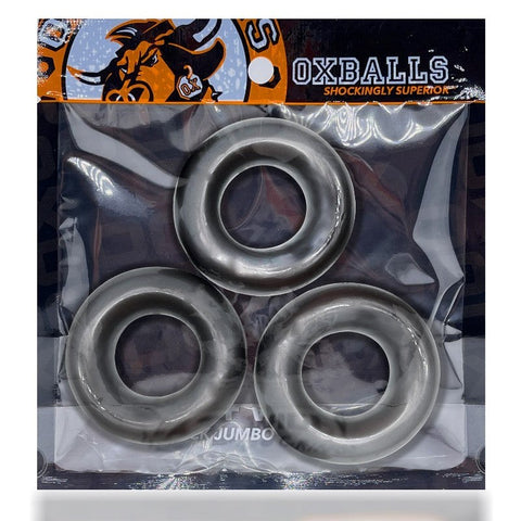 Oxballs Fat Willy Rings Non Roll Cock Ring Set - Cock Rings
