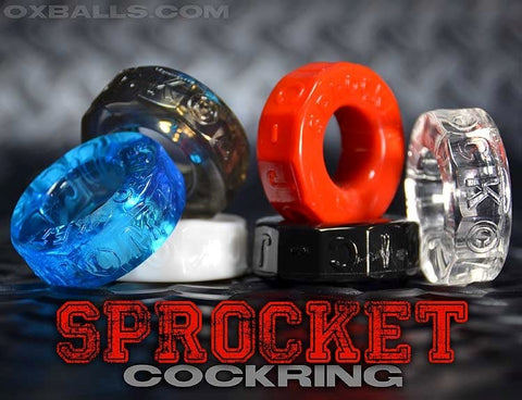 Oxballs Sprocket Cock Ring SOFLEX TPR Ultra Stretchy Material - Cock Rings