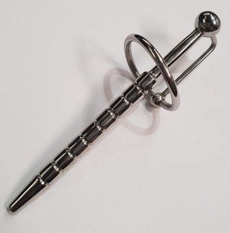 Hells Couture Penis Plug Ripple Jumbo Urethral Stimulation Sex Toy - Penis Plugs