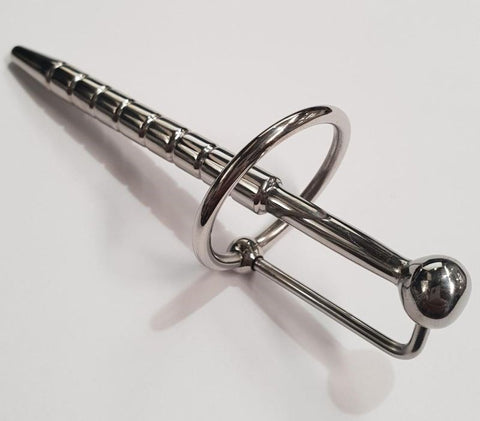 Hells Couture Penis Plug Ripple Jumbo Urethral Stimulation Sex Toy - Penis Plugs