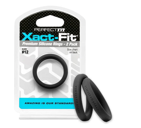 Perfect Fit Xact Fit Rings 2 Pack Cock Rings 14 Custom Sizes - Ball and Cock Toys