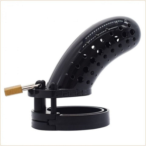 BDStyle Perforated Silicone Cock Cage Male Chastity Device - Male Chastity