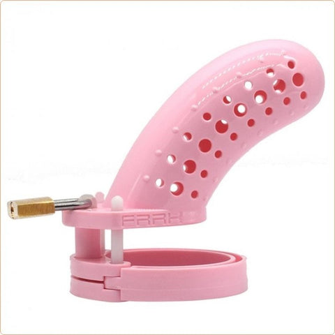BDStyle Perforated Silicone Cock Cage Male Chastity Device - Male Chastity