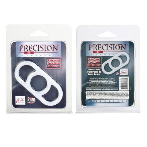 California Exotics Precision Pump Silicone Erection Enhancer with Dual Handles - Cock Rings