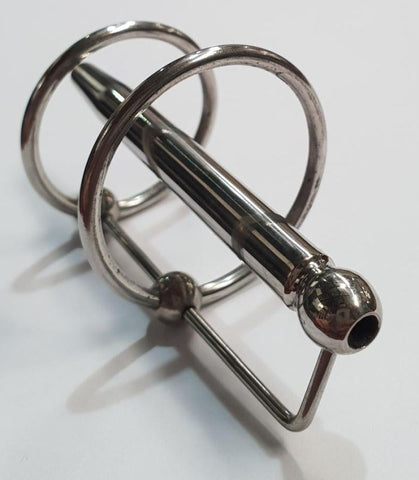 Hells Couture Real Jock Steel Penis Wand Urethral Stimulation Device - Penis Plugs