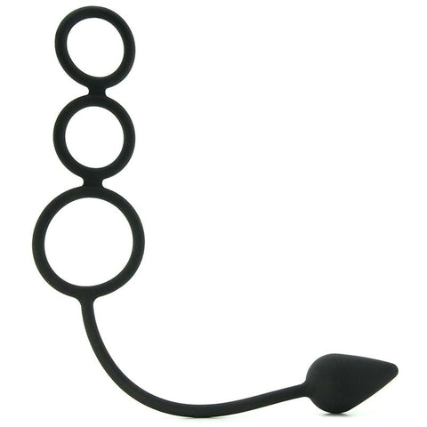 NS Novelties Renegade 3 Ring Circus Medium Triple Ring Cock Ring Set - Cock Rings