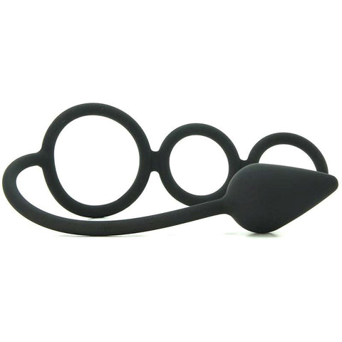 NS Novelties Renegade 3 Ring Circus Medium Triple Ring Cock Ring Set - Cock Rings