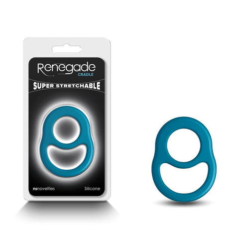 NS Novelties Renegade Cradle Stretchy Cock and Ball Ring - Cock Rings