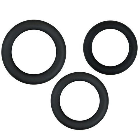 NS Novelties Renegade Diversity Rings Set of Three Cock Rings - Cock Rings