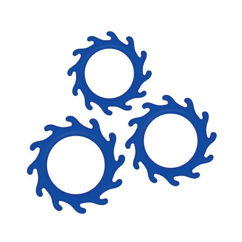 NS Novelties Renegade Gears Cock Rings 3 Ring Silicone Set - Cock Rings