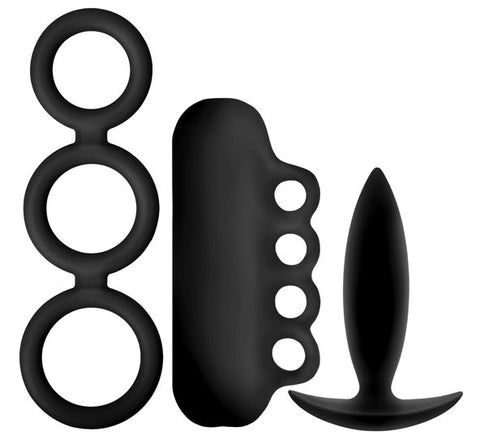 NS Novelties Renegade Mens Pleasure Kit No.1 Black Multi Component Set - Sex Kits