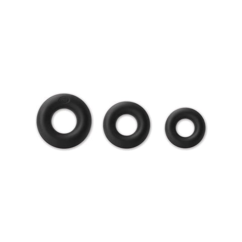 Pleasure Paradise Power Rings Ultra Soft Stretchy Cock Ring Set - Ball and Cock Toys