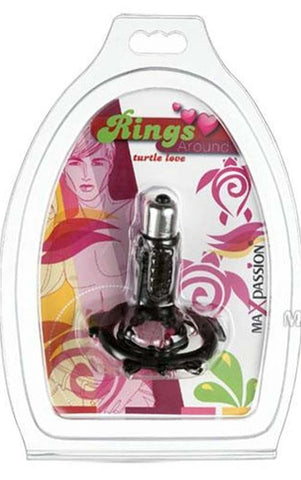 Maxpassion Rings Around Turtle Love Vibrating Cock Ring - Cock Rings