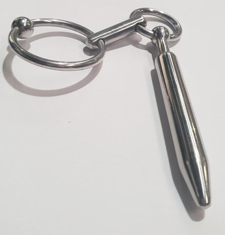 Hells Couture Robotube Penis Plug Stainless Steel Urethral Stimulator - Penis Plugs