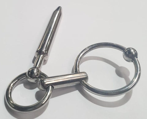 Hells Couture Robotube Penis Plug Stainless Steel Urethral Stimulator - Penis Plugs