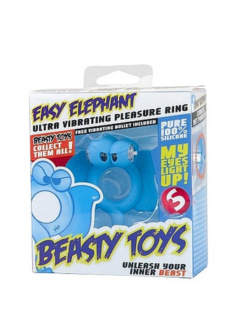 Shots Toys S Line Beasty Toys Easy Elephant Vibrating Cock Ring - Cock Rings