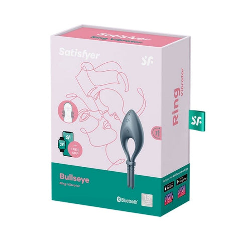 Satisfyer Bullseye Ring App Controlled Cock Ring with 12 Vibration Modes - Ball and Cock Toys