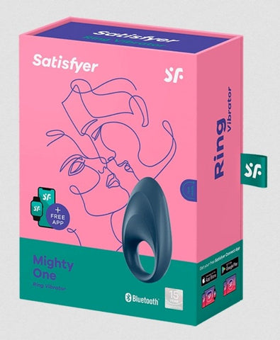 Satisfyer Mighty One App Controlled Vibrating Cock Ring - Cock Rings