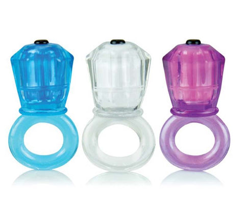 Screaming O BlingO Diamond Shaped Vibrating Cock Ring - Vibrating Cock Rings