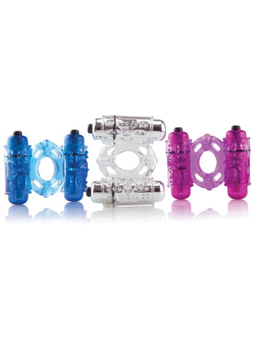 Screaming O The O Wow Double Wammy Dual Stimulation Cock Ring - Vibrating Cock Rings