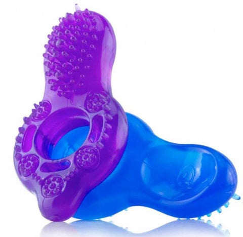 Screaming O The O Joy Cock Ring with Clitoral Stimulator - Stretchy Cock Rings