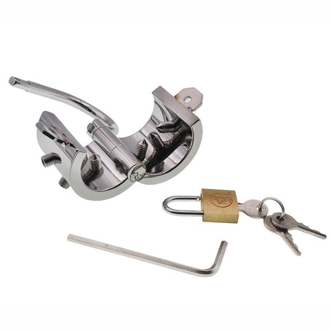 BDStyle Scrotum Testicle Stretcher Pendant Stainless Steel Construction - Male Chastity