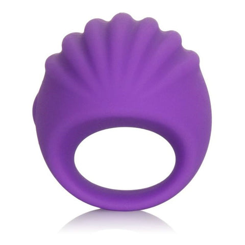CalExotics Silhouette S2 Vibrating Cock Ring Purple - Cock Rings