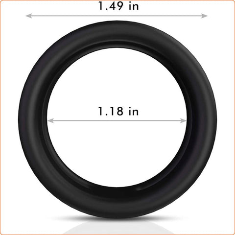 BDStyle Silicone Dual Penis Ring for Enhanced Endurance and Performance - Ball and Cock Toys