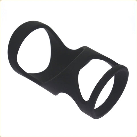 BDStyle Silicone Sex Delay Love Ring Stamina Enhancement - Ball and Cock Toys