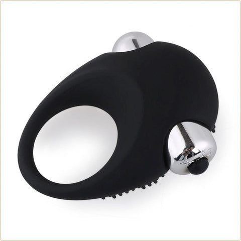 BDStyle Silicone Stimulation Cock Ring Waterproof Vibrating Design - Ball and Cock Toys