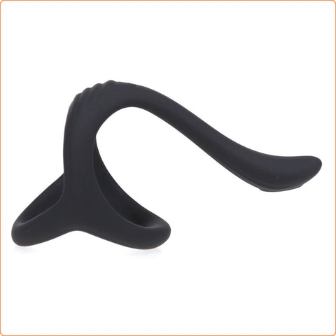 Silicone Triangle Penis Ring with Teasing Tail - Ball and Cock Toys