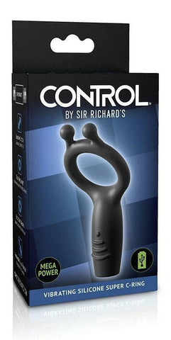 Sir Richards Vibrating Silicone Super Cock Ring - Ball and Cock Toys