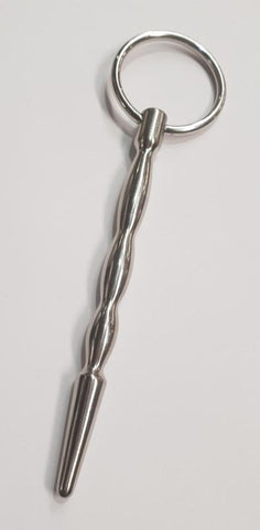 Hells Couture Sizzler Metal Penis Plug Solid Surgical Steel Urethral - Penis Plugs