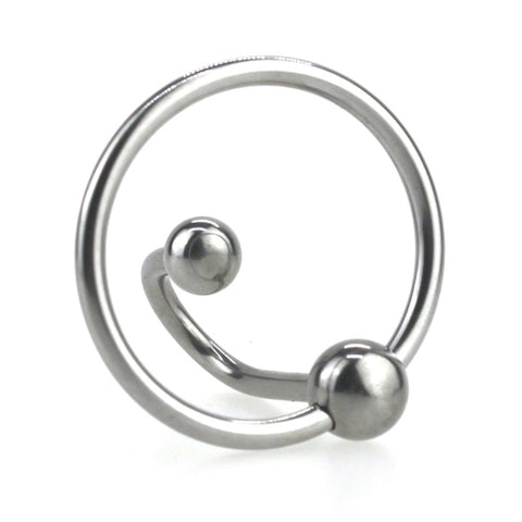 BDStyle Sperm Stopper with Frenulum Stimulator Stainless Steel - Penis Plugs