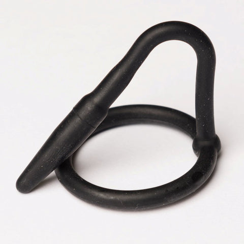 Sport Fucker Cock Plug Urethral Stimulation with Glans Ring - Penis Plugs