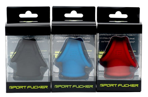 Sport Fucker Sportfucker Cock Tube Triple Ring Penis Enhancement - Ball and Cock Toys