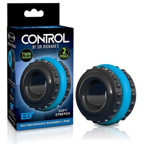 Sir Richards Pro Performance Beginner Stretchy Cock Ring Twin Tension Design - Stretchy Cock Rings