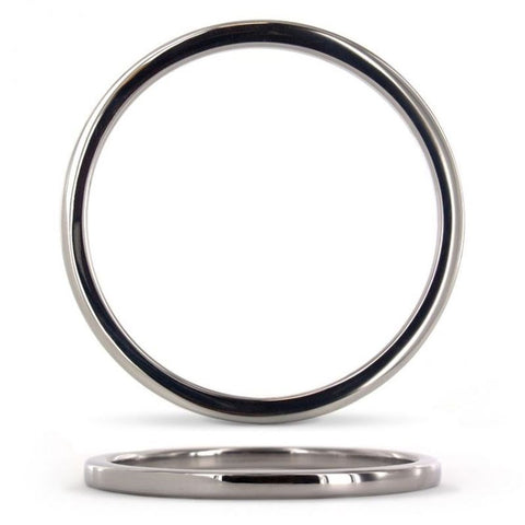 Hells Couture Steel AutoStraddle Cock Ring Surgical Grade Steel - Cock Rings