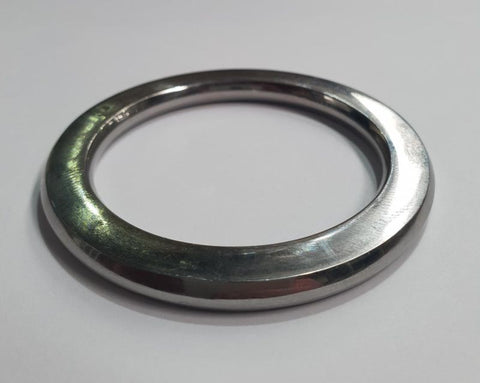 Hells Couture Steel AutoStraddle Cock Ring Surgical Grade Steel - Cock Rings
