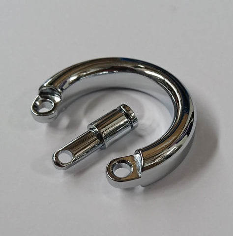 BDStyle Steel Chastity Device Testical Ring Premium Metal Construction - Male Chastity