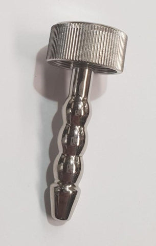 Hells Couture Stopper Vibrating Penis Plug Medical Grade Steel Urethral Toy - Penis Plugs