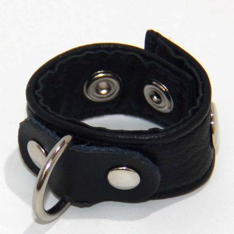 BDStyle Strappy Cock Ring Leather 2 Speed Adjustable Buckle Design - Cock Rings